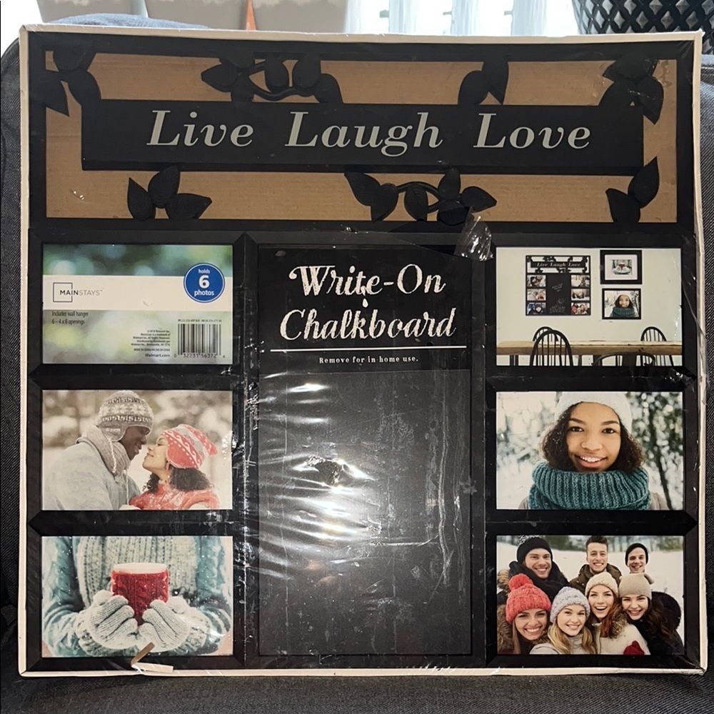 🆕 Write on Chalkboard Photo Frame
